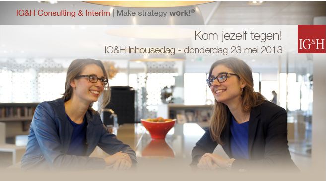 IG&H Consulting - Kom jezelf tegen!